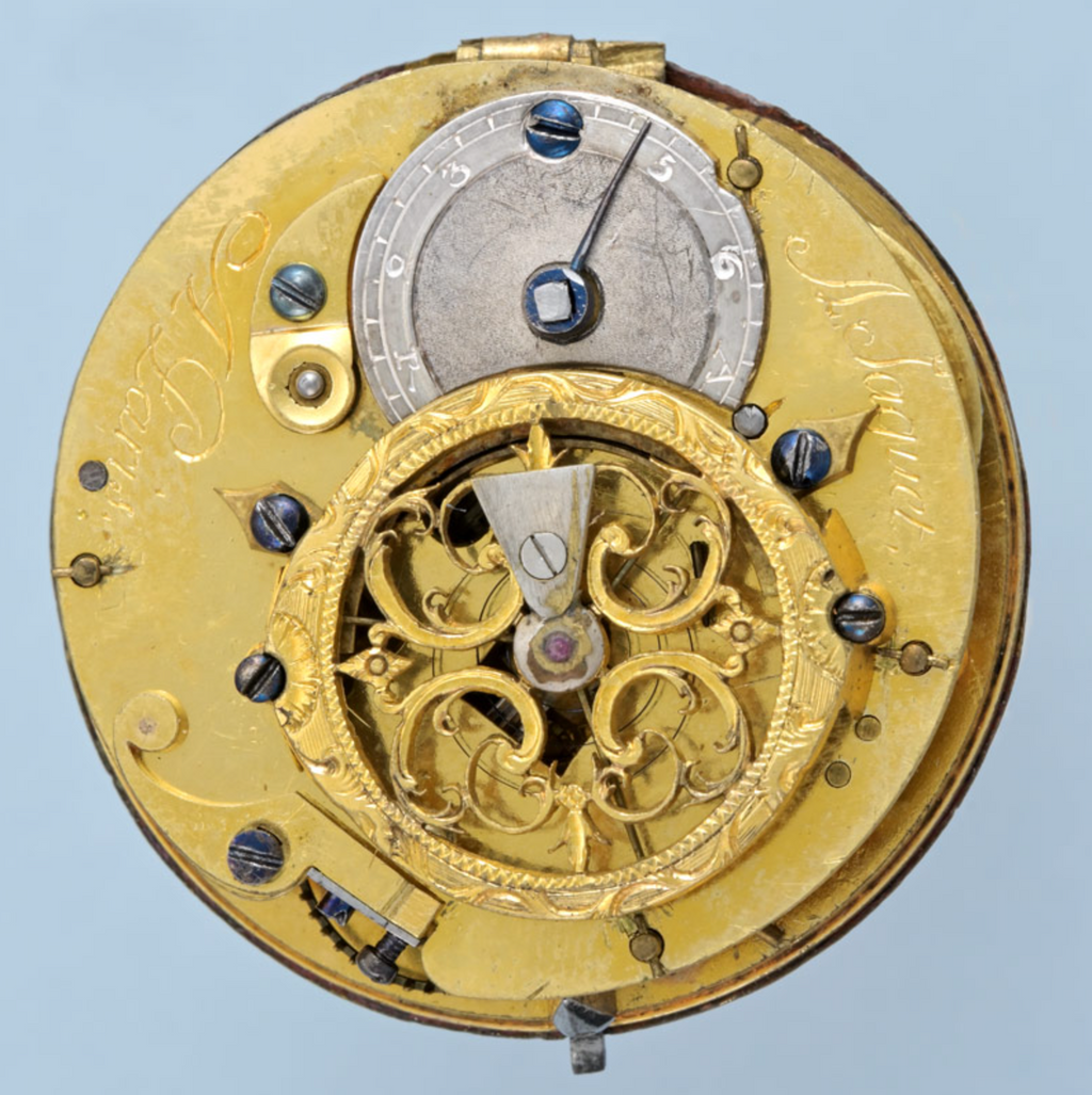 Pearl Set Gold and Enamel French Verge