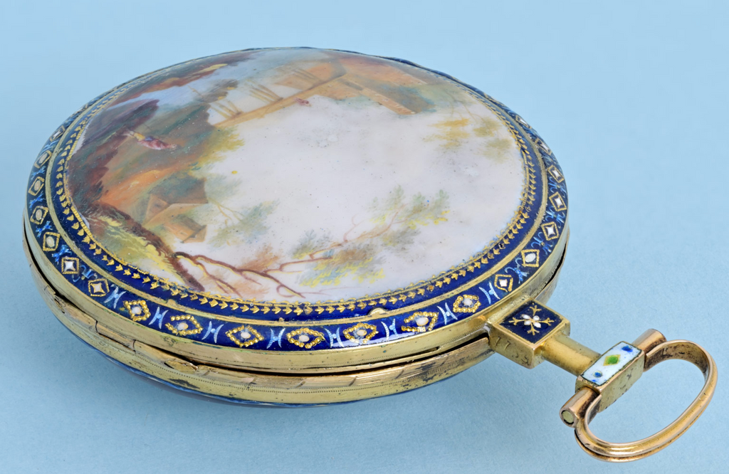 French Gold and Enamel Verge
