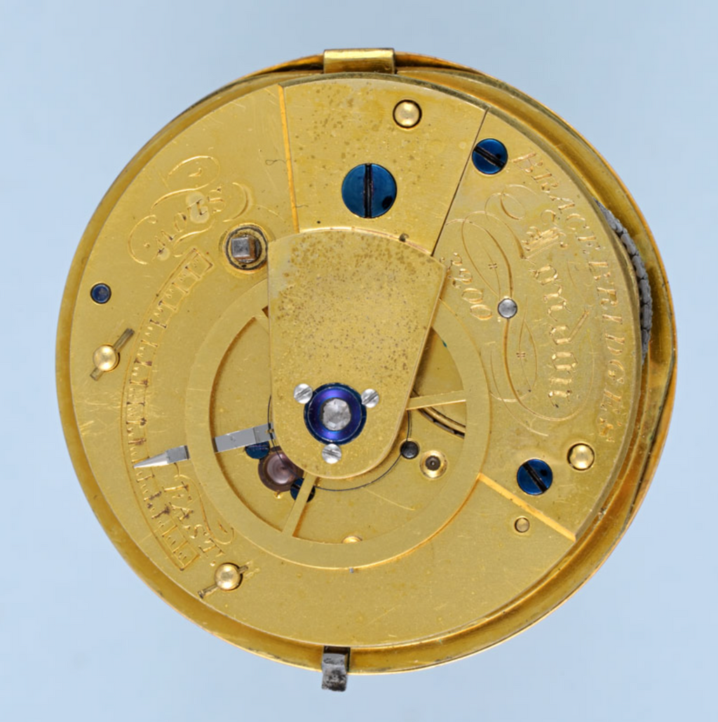 Turquoise Set Gold English Cylinder