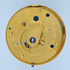 Turquoise Set Gold English Cylinder