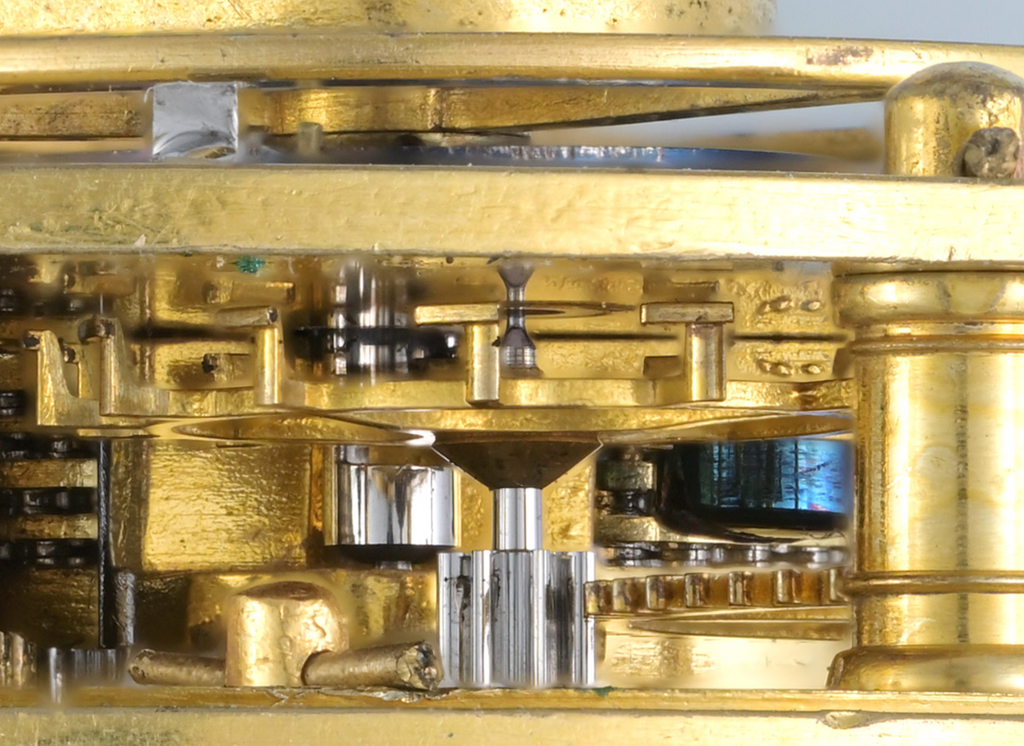 Turquoise Set Gold English Cylinder