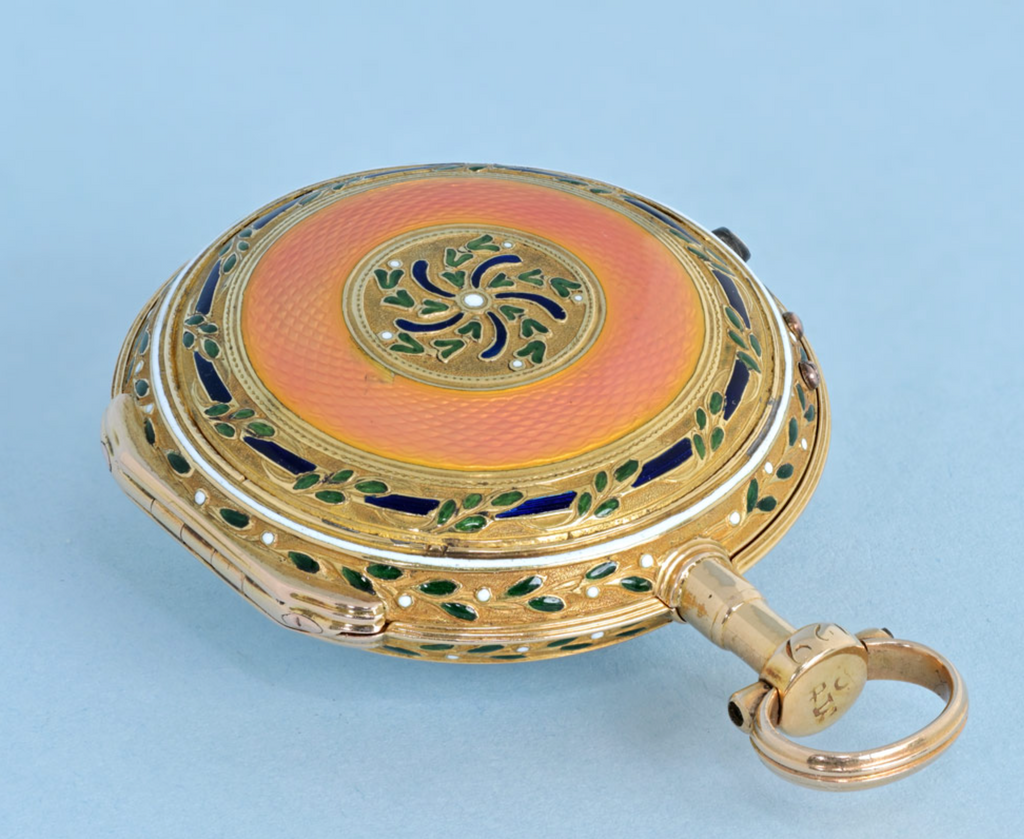 Gold and Enamel French Verge