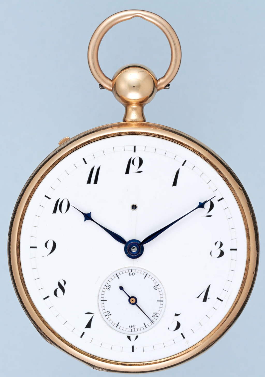 Gold Swiss Quarter Repeating Ruby Cylinder