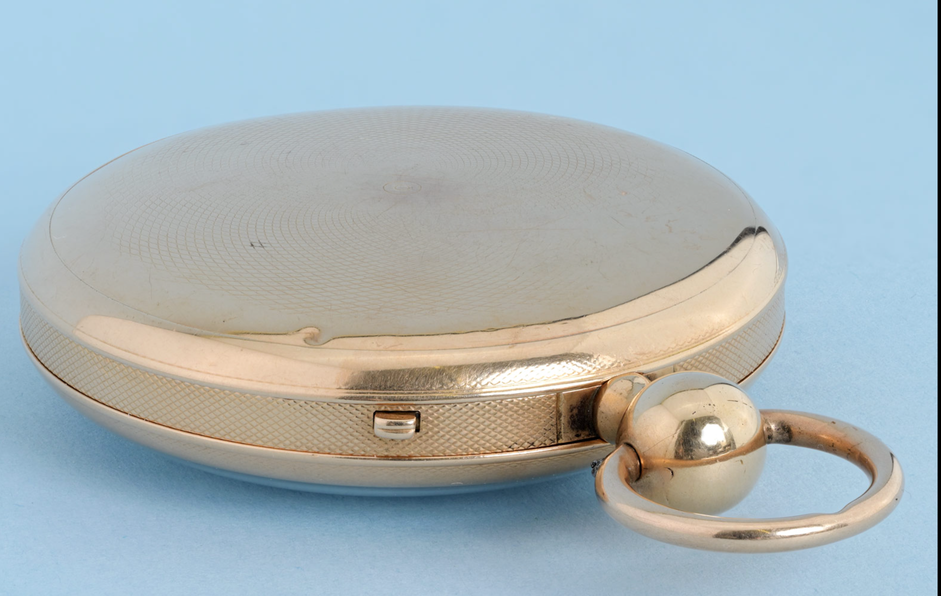 Gold Swiss Quarter Repeating Ruby Cylinder