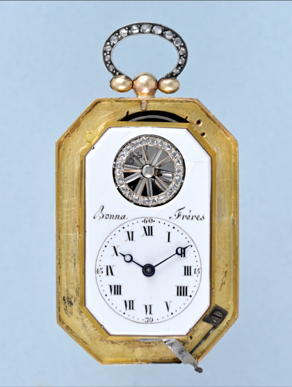 Rare Miniature Quarter Repeating Pendant Watch
