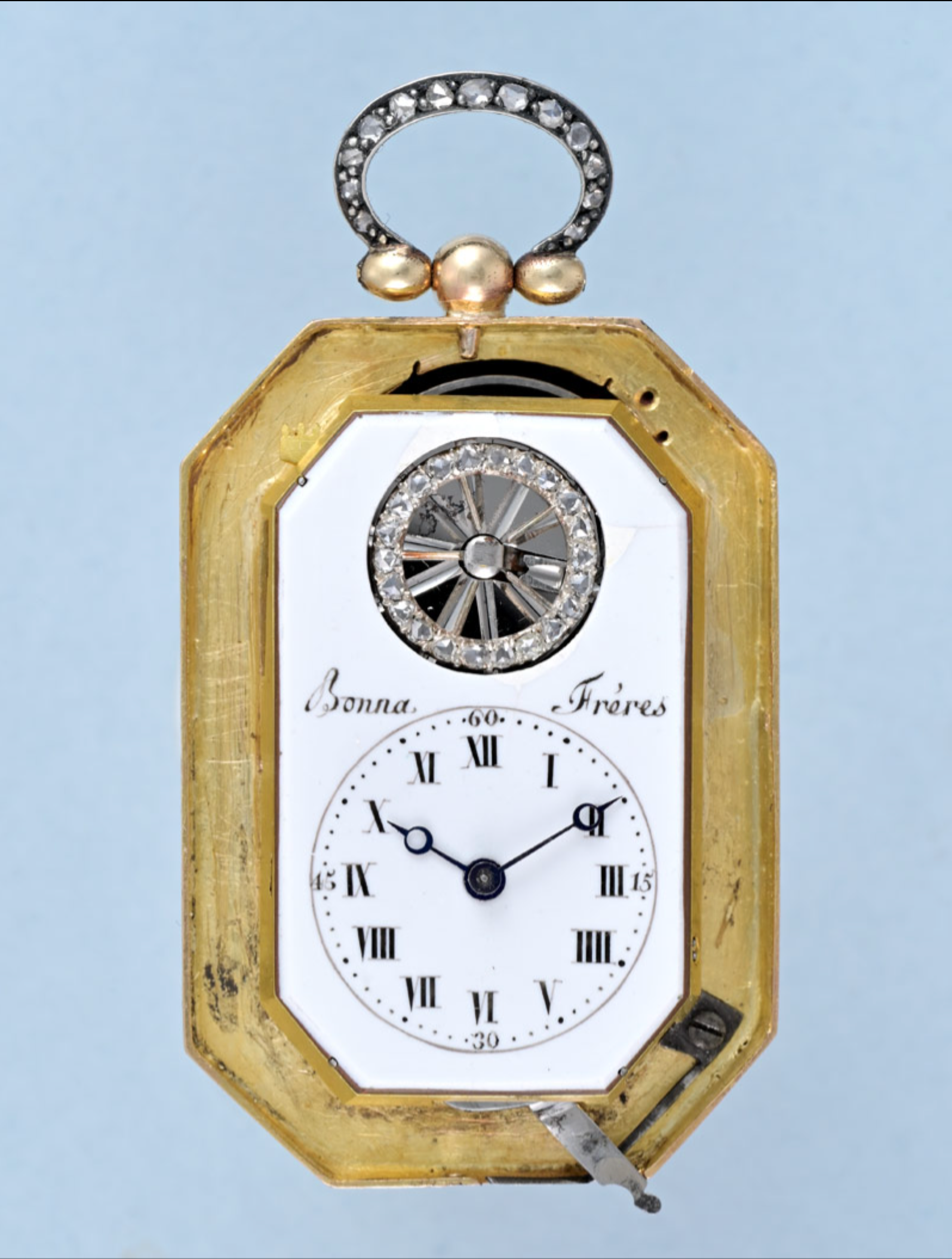 Rare Miniature Quarter Repeating Pendant Watch