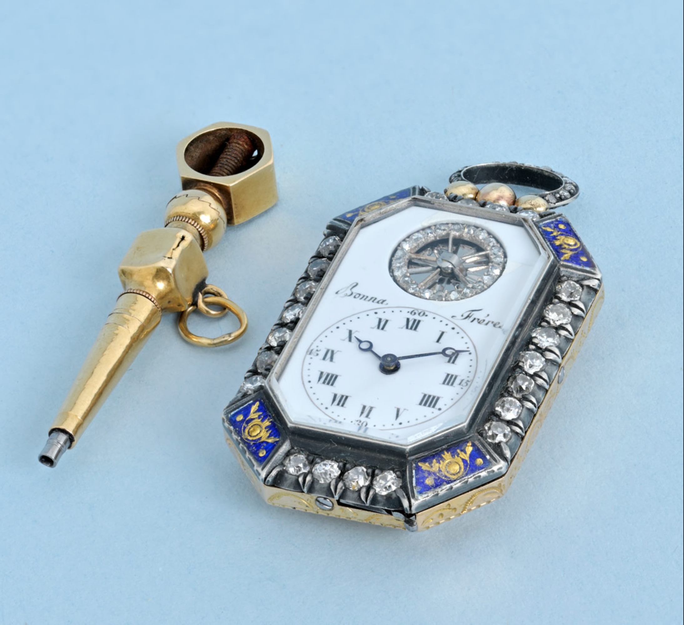 Rare Miniature Quarter Repeating Pendant Watch