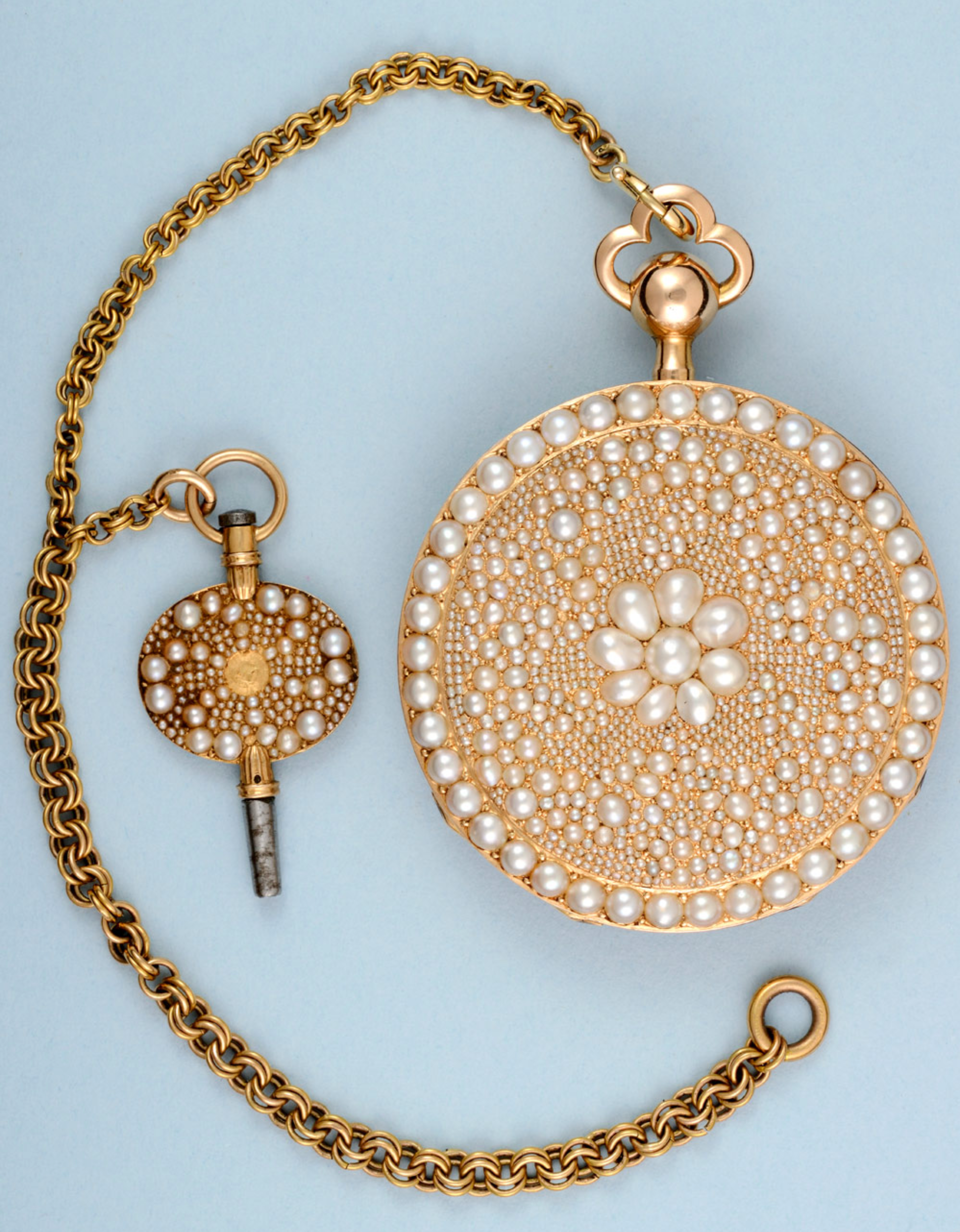 Rare Pearl Encrusted Gold Repeater