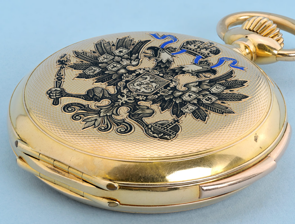 Gold Minute Repeater with Russian Coat of Arms