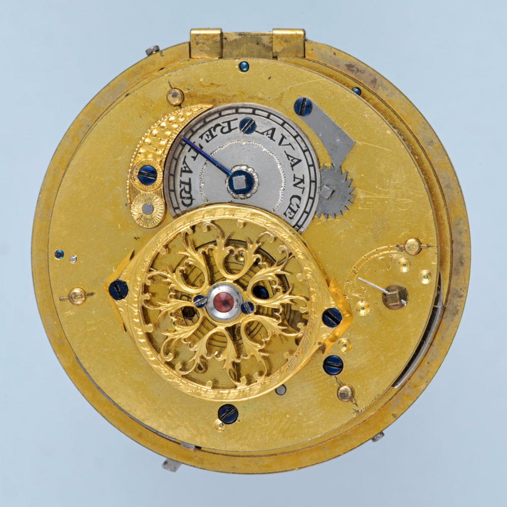 Gold and Enamel Chatelaine Repeating Virgule