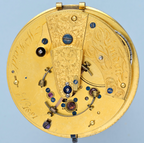 Large Silver English Pocket Chronometer