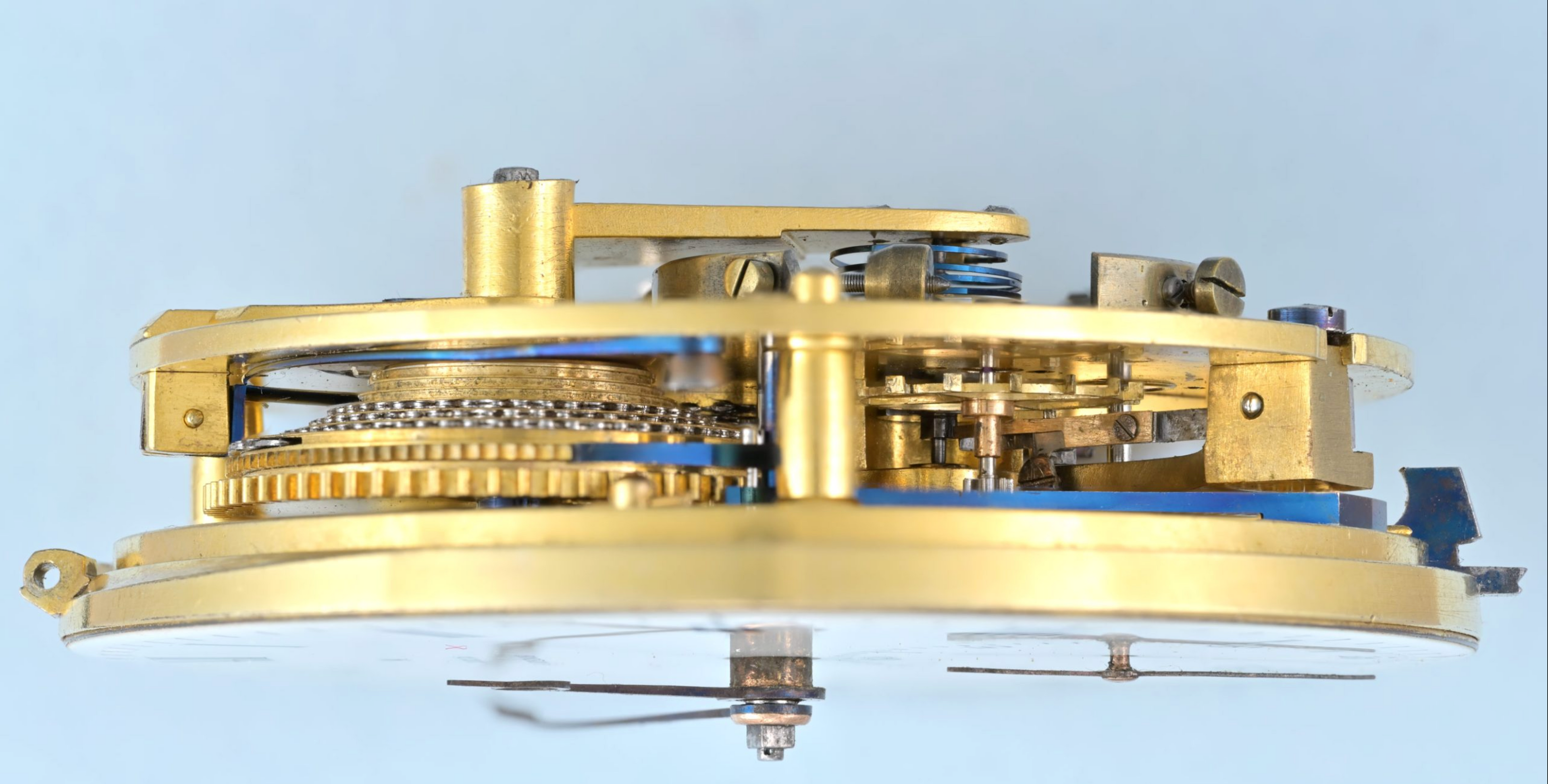 Large Silver English Pocket Chronometer