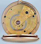 English Cylinder with Fine Gold Dial